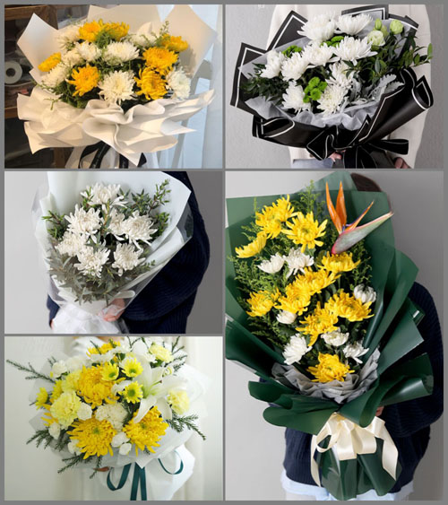 广东梅州市平远县泗水镇文贵村白事花束代送